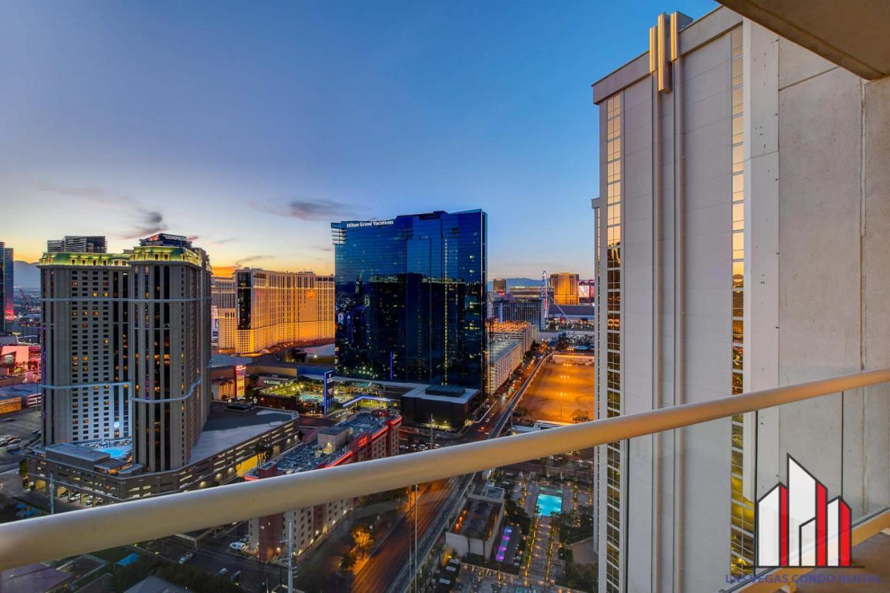 Mgm Signature-29-607 F1 Track & Strip View Balcony Las Vegas Ngoại thất bức ảnh