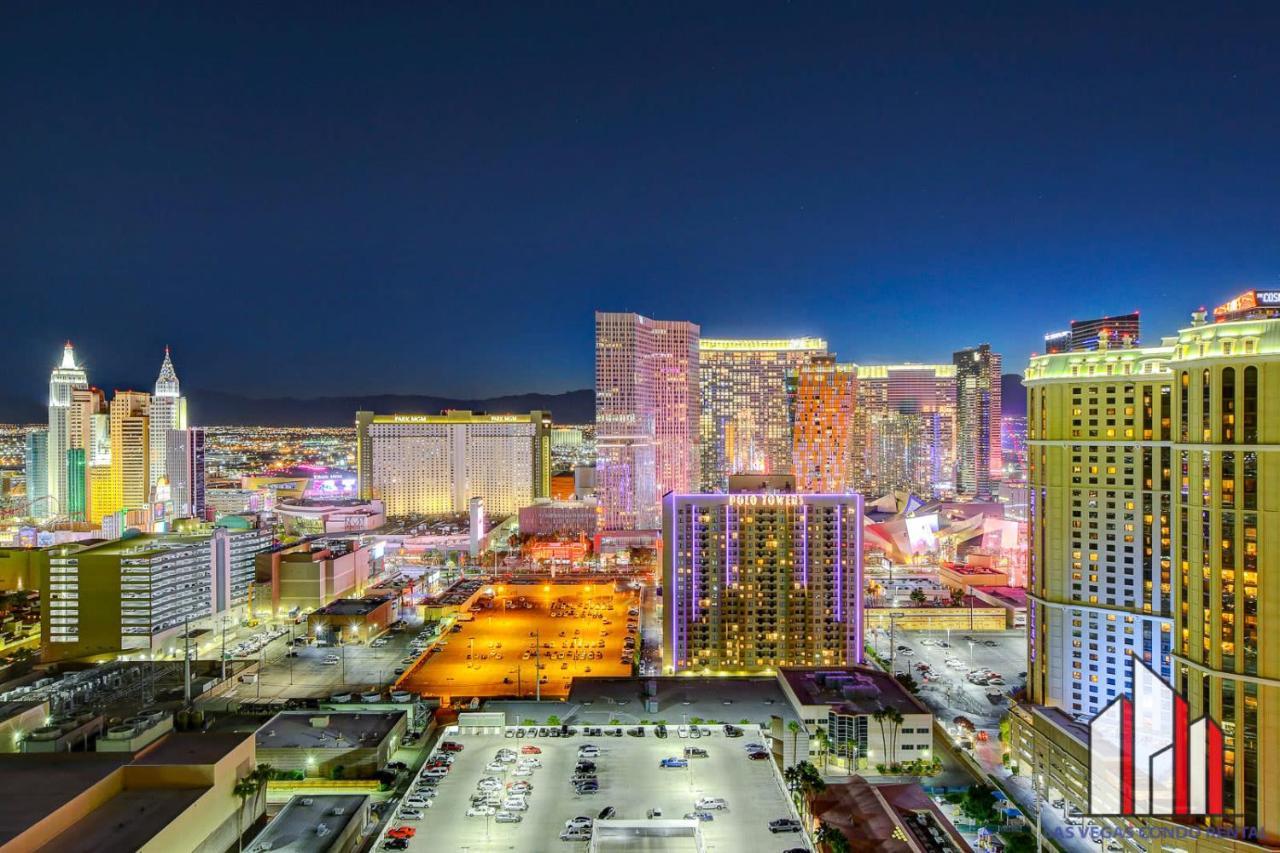 Mgm Signature-29-607 F1 Track & Strip View Balcony Las Vegas Ngoại thất bức ảnh