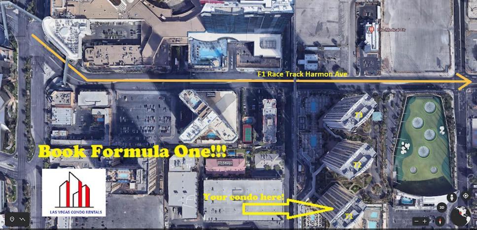 Mgm Signature-29-607 F1 Track & Strip View Balcony Las Vegas Ngoại thất bức ảnh